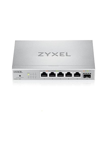 5-Port 2.5g Multi-Gig Unmanaged Switch | 1 x 10G Sfp+ | Desktop/wall Mount [XMG-105] modelleri