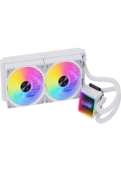 Freezer W247W 2025 Edition 240MM 2X12CM Argb LED Fan + Pompa, 250W Tdp, LGA1700 - Am5 Uyumlu Beyaz Sıvı Soğutma Sistemi (DKCCW247W) modelleri