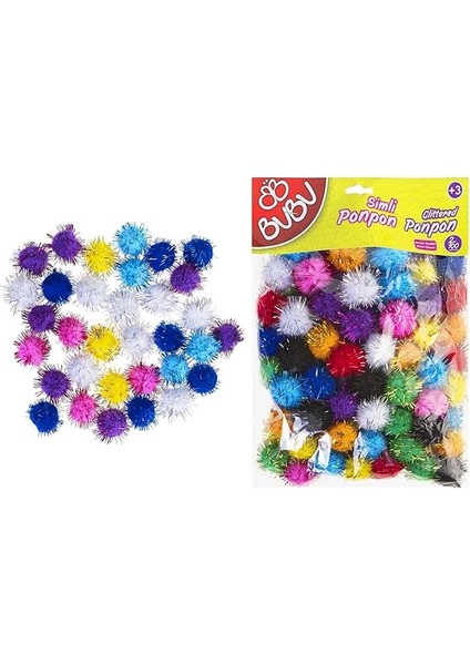 Ponpon Simli 2 cm 100LÜ Karma 00112