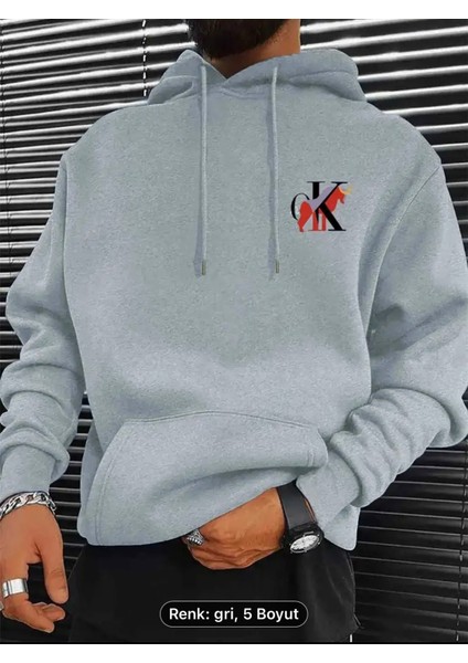 Erkek Rahat Polyester Kapüşonlu Sweatshirt, Boğa Baskılı, Örme Kumaş, Uzun Kollu , Ilkbahar Sonbahar