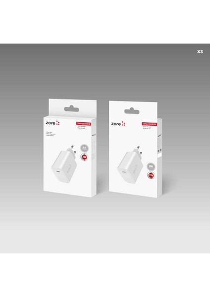 ​​zore Xmac Serisi X3 20W Seyahat Şarj Başlığı - Beyaz fırsatları