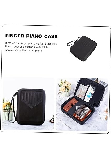 Kalimba Koruyucu Çanta Taşınabilir Thumb Piano Depolama Kutusu Dayanıklı Pu ve Malzeme ile Seyahat Için Kalimba Çantası indirimleri