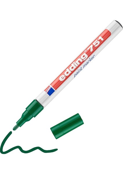 751 Boya Kalemi - Yeşil - 1 Kalem - Yuvarlak Uç 1-2 mm