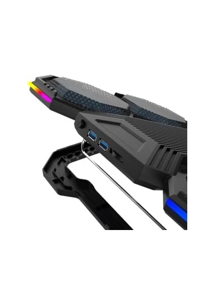 F12-1 Black 2600RPM Yüksek Devirli Fan Gaming Laptop Soğutucu Stand fırsatları