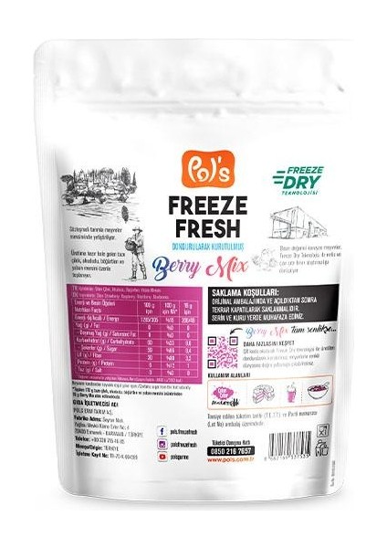Freeze Fresh Berry Mix 16 G fiyatları
