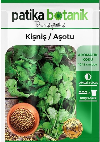 Botanik 500 Adet Yerli Ata Kişniş Tohumu (Aşotu) fiyatları