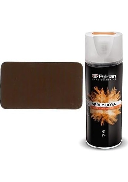Akrilik Sprey Boya Kahverengi (RAL8016) 400 ml