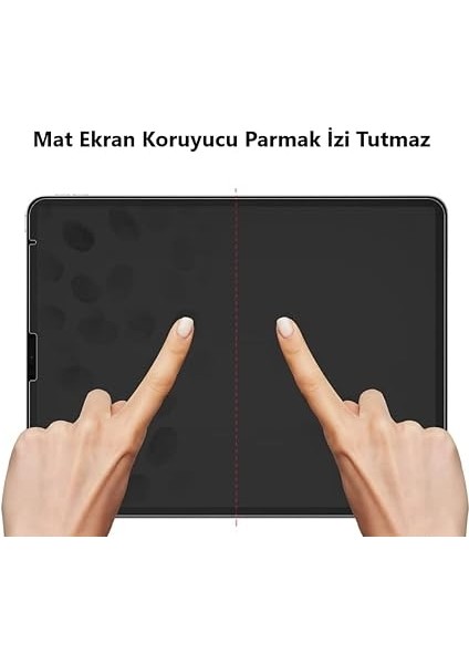 Samsung Galaxy Tab S9 Fe Plus ile Uyumlu Mat Ekran Koruyucu Parmak Izi Bırakmaz SM-X610 modelleri