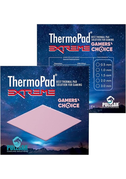 Thermopad Extreme/termal - Thermal Pad / 12.8 W/mk 100X50 (1.00 Mm)