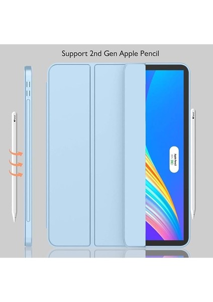 Ipad Pro 11 1/2/3/4.nesil 2018-2023 ile Uyumlu Kılıf Kılıf Kalem Bölmeli Orj Smart Case Kabak, Mürdüm modelleri