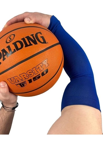 1 Çift Basketbol Kolluğu Likralı Sporcu Kolluğu Basketbol Kolluğu Mavi L