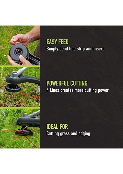 Warrior Ez Lock Universal Fit String Trimmer Yedek Başlık modelleri