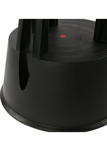 Dünyası Çift Katlı, Devrilmez ve Kaymaz Tekerlekli Tabure, Siyah fırsatları