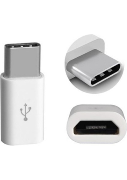 AL-4696 Type C USB 3.1 To Micro USB Çevirici Dönüştürücü Adaptör