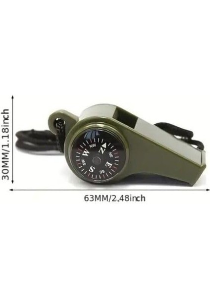 3 In 1 Pusulalı Termometreli Acil Durum Düdüğü fiyatları