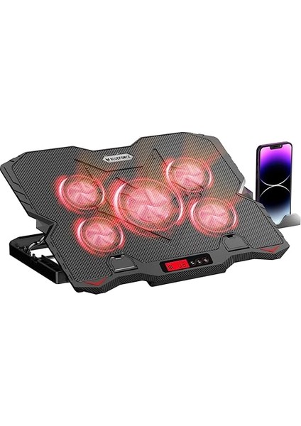 Sx-25 Faster 9-15,6" 5 Fanlı Notebook Soğutucu Stand Telefon Standlı Siyah indirimleri