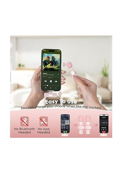 15 16, Ios ve Android Cihazlar Için USB C Mini Kablosuz Yaka Mikrofonu - Kayıt Için Gürültü Azaltıcı Yaka Mikrofon, Mikrofon Üzerinde Klips, Video Kaydı Için Omni Lav Mikrofon, Tiktok, Youtube indirimleri