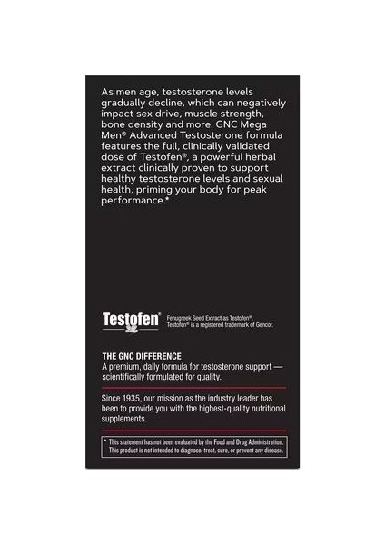 Mega Men Advanced Testosterone 120 Kapsül fırsatları
