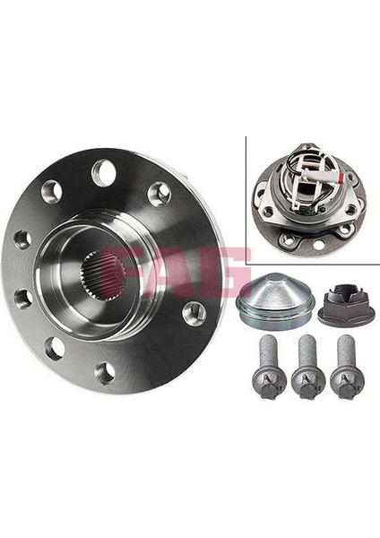 Mtxdpn Ön Teker Poryasi Rulmanli Astra H-Zafira 1.3cdti-1.4-1.61.7cdti-1.9cdti 04 - 5 Delik 25.4X137X109