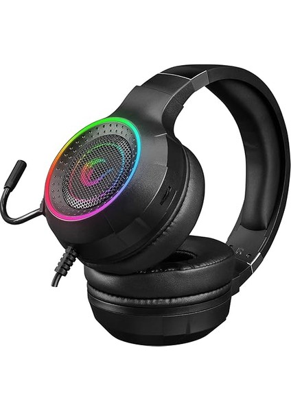 RM-K56 Specter Siyah USB 7.1 Rainbow Ledli Gaming Mikrofonlu Oyuncu Kulaklığı fırsatları