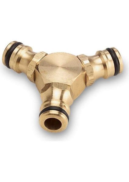 Pirinç Üç Yönlü Bağlantı Konnektör