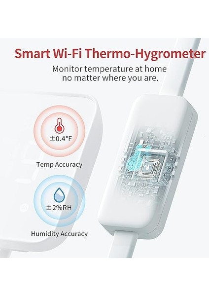 Hub2.0, Wifi Termometre Higrometre Olarak Çalışır, Ir Uzaktan Kumanda, Akıllı Uzaktan Kumanda ve Işık Sensörü, Switchbot Wi-Fi Bağlantısı (Destek 2.4ghz), Alexa ve Google Asistan ile Uyumlu modelleri