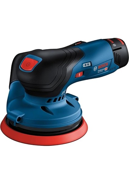 Professional Gex 12V-125 Akülü Eksantrik Zımpara (12 Volt, Solo, Zımpara Tabanı Çapı: 125 Mm, 6.000-10.000 Dev/dak, Karton Kutuda)