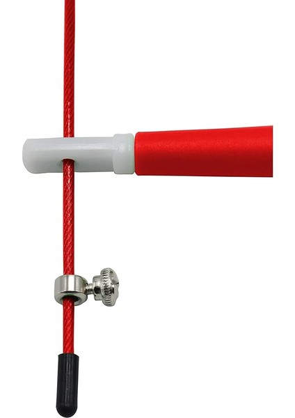 Spor Crossfit Uzunluğu Ayarlanabilir Deluxe Kırmızı Atlama Ipi modelleri