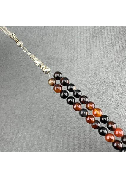 Çift Renk Akik Taşı Doğaltaş Tespih fiyatları