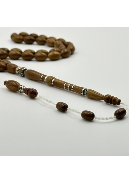 Usta Işçilikli Özel Tasarım Gümüş Işlemeli Imame Kuka Ağacı Tespih