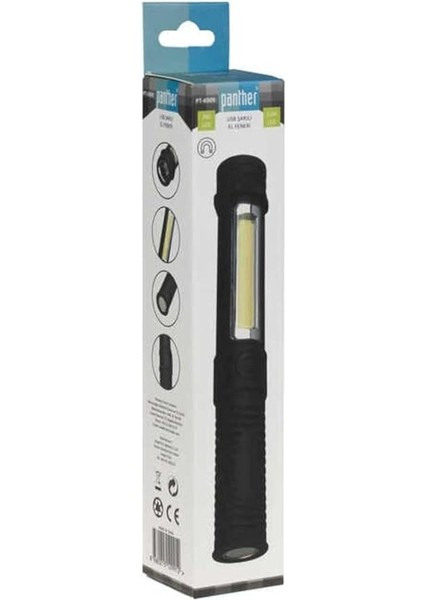 PT-6909 USB Şarjlı El Feneri fırsatları
