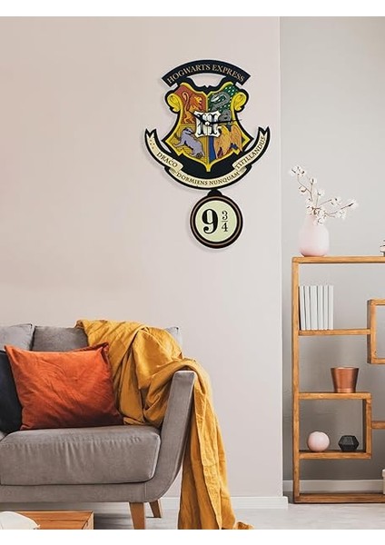Harry Potter Hogwarts Express Figür Dekoratif Sarkaçlı Duvar Saati fırsatları