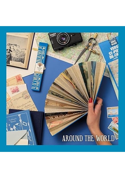 Kitap Şeklinde Yelpaze Around The World fiyatları