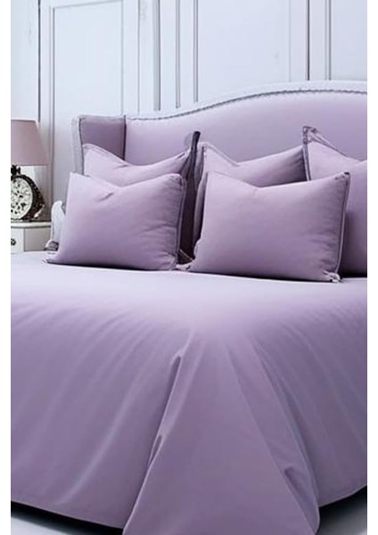 Adet Pamuk Yastık Kılıfı 2'li Pamuklu 50X70 Yumuşak Dokulu Premium Kalite Doğal Kumaş Konforlu Uyku (Mor)