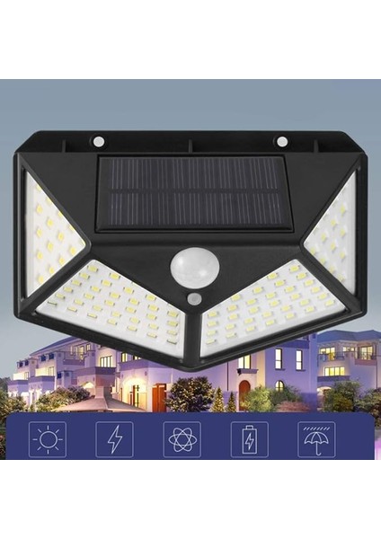 Hareket Sensörlü Dış Mekan Lambası, Bahçe Duvarı, LED Güneş Enerjili Lamba, Duvar Lambası, Dış Mekan Aydınlatması, Dış Mekan Aydınlatması, 2 Adet fiyatları