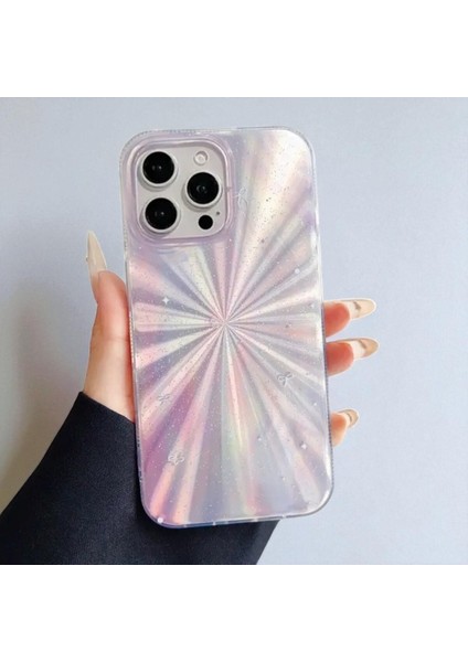 Apple iPhone 14 Pro Max Uyumlu Çok Renkli Yıldız Patlaması Desenli Parlak Silikon Kılıf Hologram fırsatları