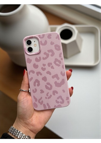 iPhone 11 Uyumlu Pembe Leopar Desenli Ince Yumuşak Silikon Kılıf fırsatları