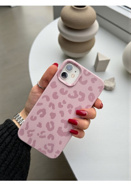 iPhone 11 Uyumlu Pembe Leopar Desenli Ince Yumuşak Silikon Kılıf indirimleri