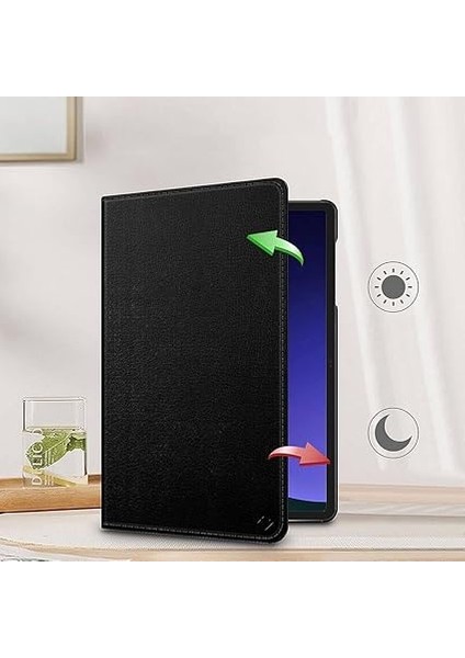 Samsung Galaxy Tab S9 Fe Plus ile Uyumlu Kılıf 360 Derece Dönen Standlı Pu Deri Kapaklı - Koyu Pembe indirimleri