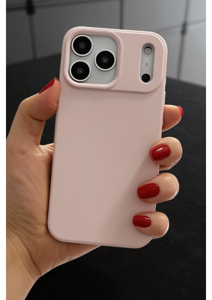 Apple iPhone 17 Pro Max Uyumlu Kum Lansman Silikon Kılıf Darbe Emici Yumuşak Koruyucu Kapak fiyatları