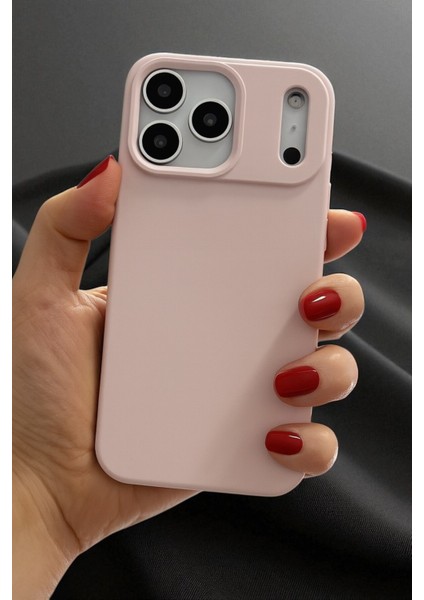 Apple iPhone 17 Pro Max Uyumlu Kum Lansman Silikon Kılıf Darbe Emici Yumuşak Koruyucu Kapak modelleri