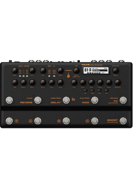 Adaptörlü Trident Çoklu Efekt Işlemcileri, Tsac-4k Amp Modelleme Algoritması, 27 Kabin IRS,1024 Örnek Çözünürlük