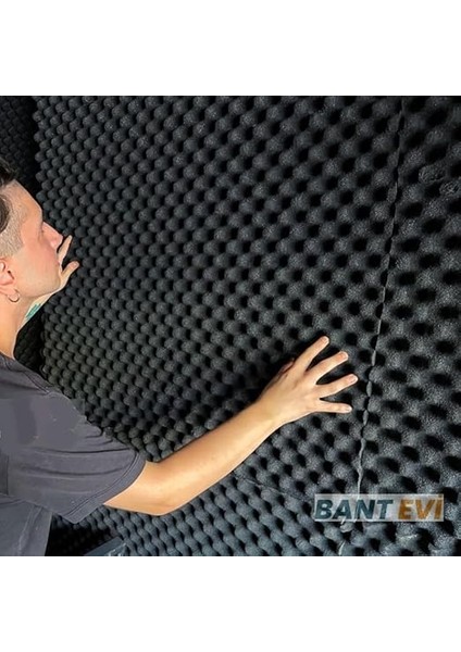 Evi Akustik Yumurta Sünger Kendinden Yapışkanlı Ses Yalıtım Süngeri (3cm - 100X100CM) fiyatları