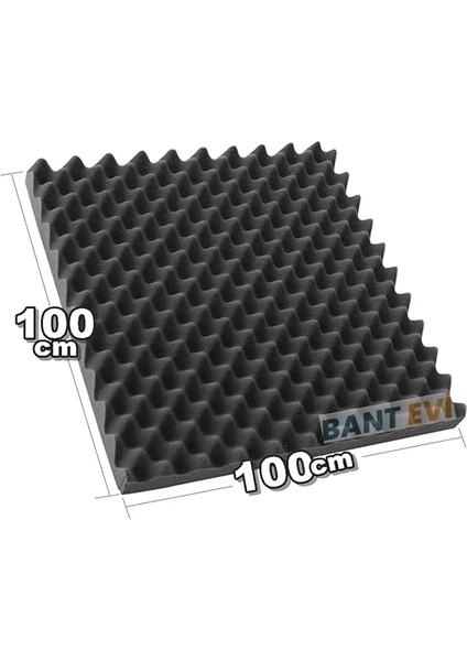 Evi Akustik Yumurta Sünger Kendinden Yapışkanlı Ses Yalıtım Süngeri (3cm - 100X100CM) modelleri