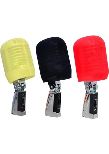 15 Adet Kalınlaştırılmış Mikrofon Kılıfları Evrensel Sünger Koruyucu Kılıflar Ktv Dans Partileri Için modelleri