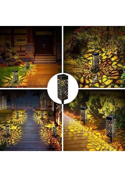 4'lü Set Güneş Enerjili Solar, Gün Işığı, Yürüyüş Yolu Bahçe Işıkları, Güneş LED Işıkları, Bahçe, Teras, Çim, Havuz, Yol Için Peyzaj Aydınlatması modelleri