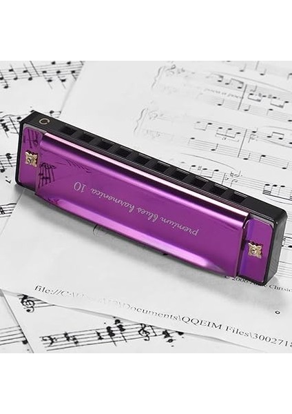 Anahtar C Diyatonik Mızıka Mouthorgan Abs Sazlık Ayna Yüzey Tasarım ile 10 Delik Blues Mızıka Başlayanlar Için Mükemmel Profesyonel Öğrenciler Çocuk Mor fiyatları