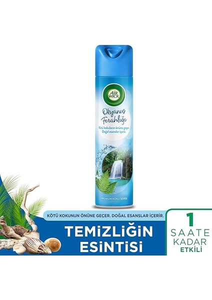 Wick Aerosol Premium Koku Serisi Okyanus Ferahlığı Sprey Oda Kokusu (1 x 300 Ml) fiyatları