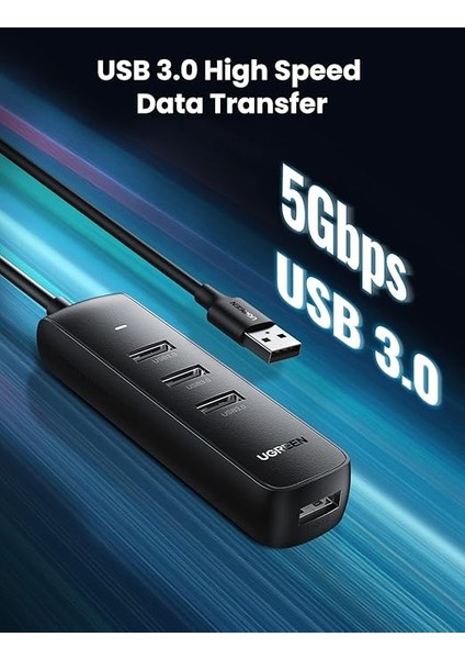 USB Hub USB Splitter 3.0 Ultra Ince 4 Bağlantı Noktalı USB Adaptörü. fiyatları