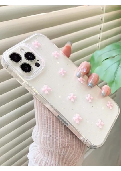 Apple iPhone 12 Pro Max Uyumlu – Pembe Fiyonk Tasarımlı, Darbeye Dayanıklı, Yumuşak Silikon Kılıf modelleri